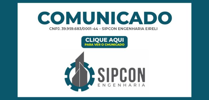 Comunicado Sipcon Engenharia