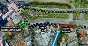 Semurb e ViaOeste bloqueiam temporariamente a rua Duque de Caxias para obras