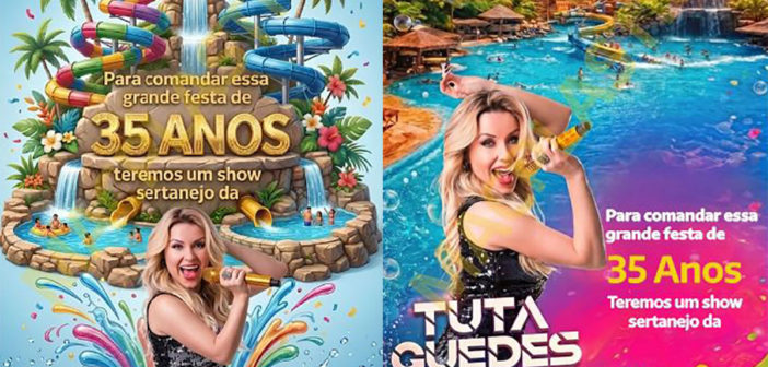 Tuta Guedes grava DVD “Bardega da Tuta” em superprodução no Thermas de São Pedro