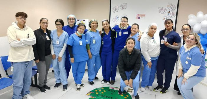 Ação educativa da Saúde de Barueri aborda a técnica correta de higienização das mãos